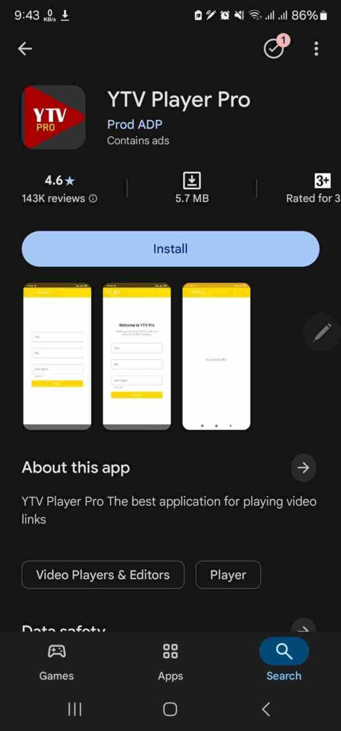 yacine tv 24 ytv player 1